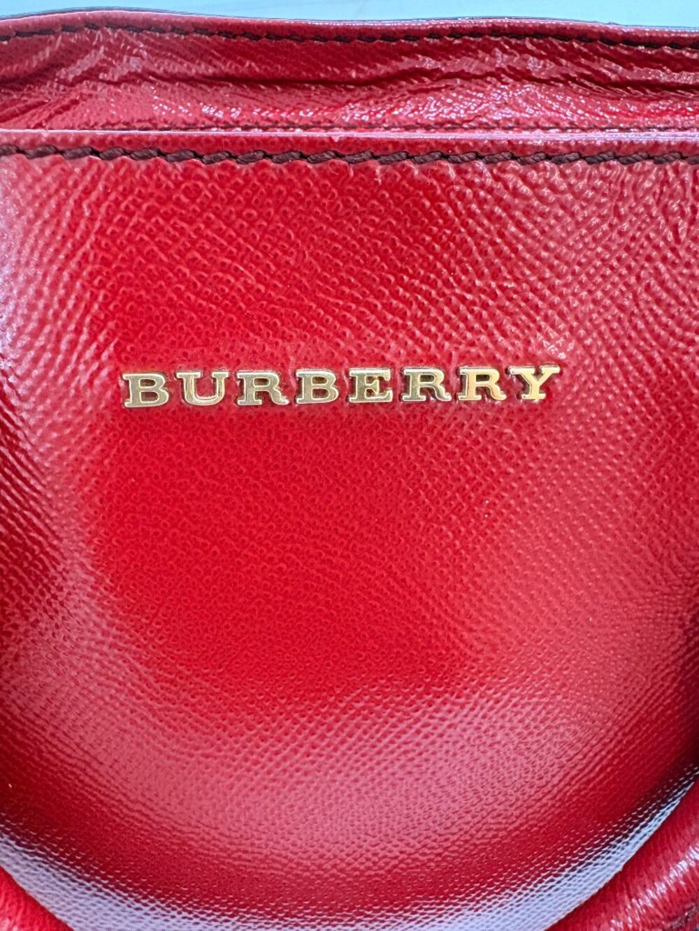 Burberry Somerfeld Convertible Tote - Saffiano Patent Leather - Picture 13 of 16
